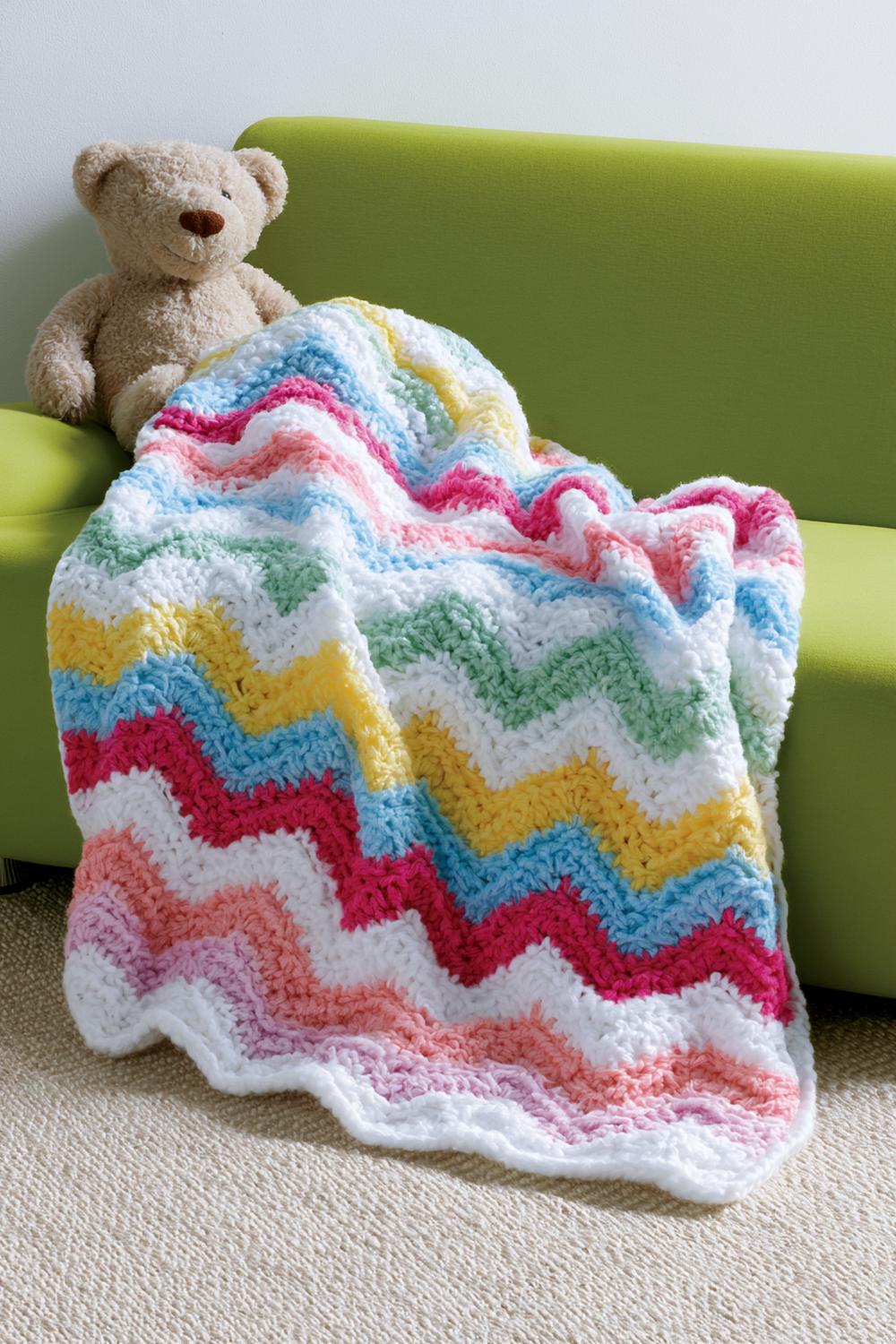Bunte Zickzack-Wellen