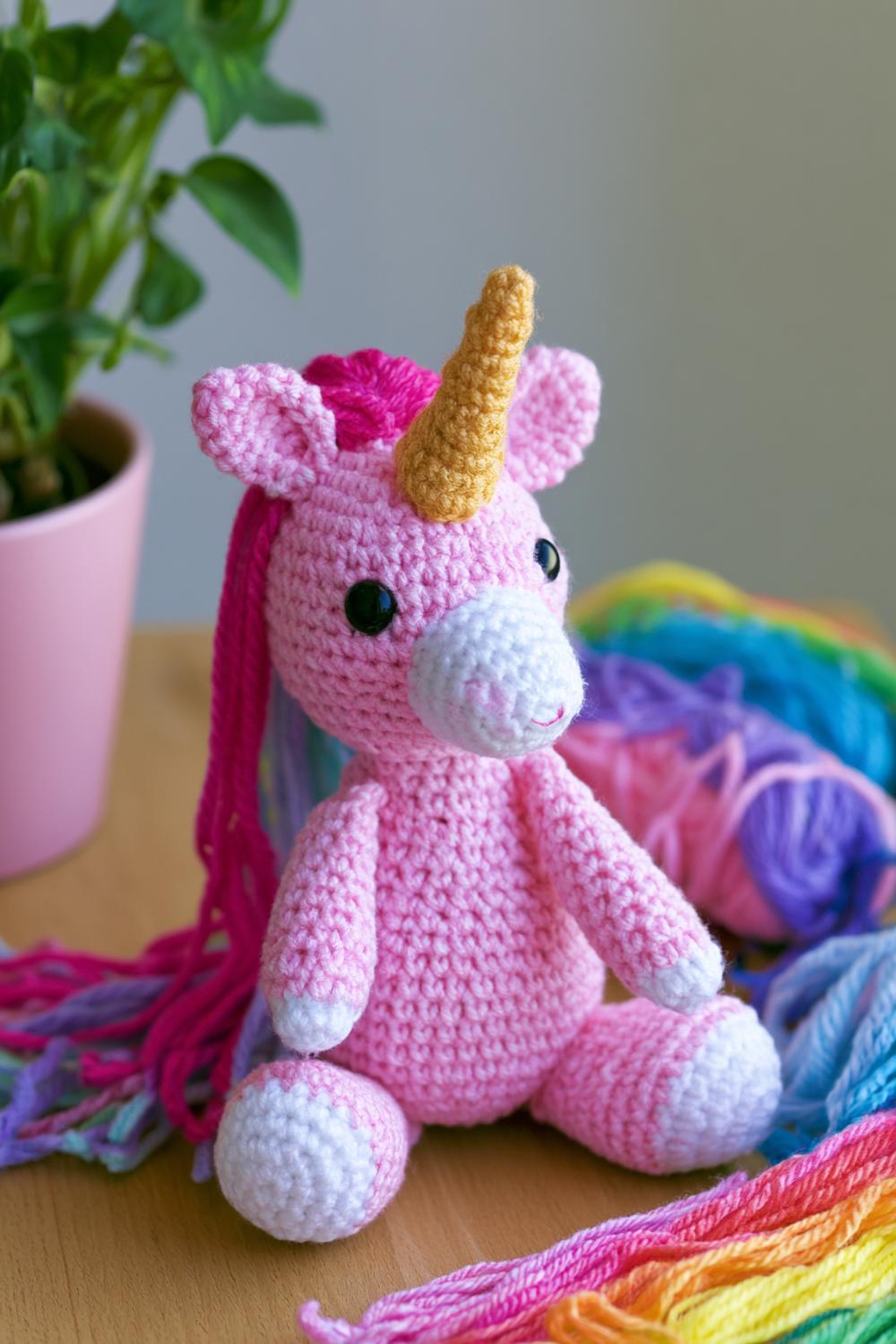 Magisches Einhorn in Pink