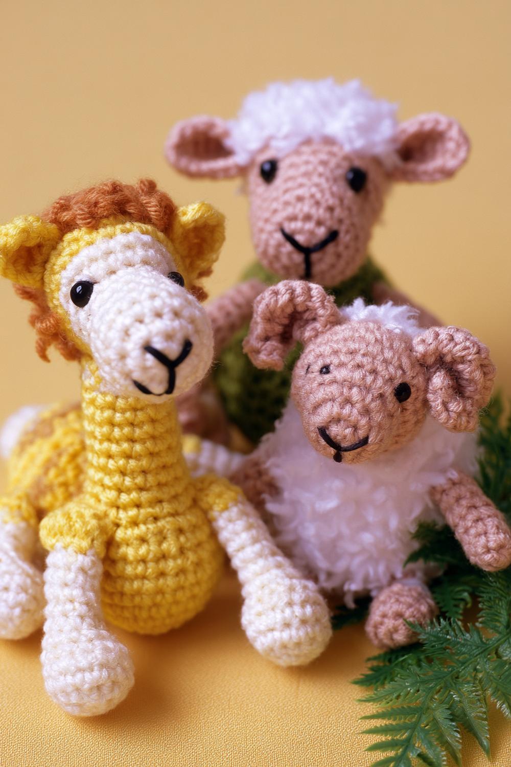 Löwe und Schaf Duo