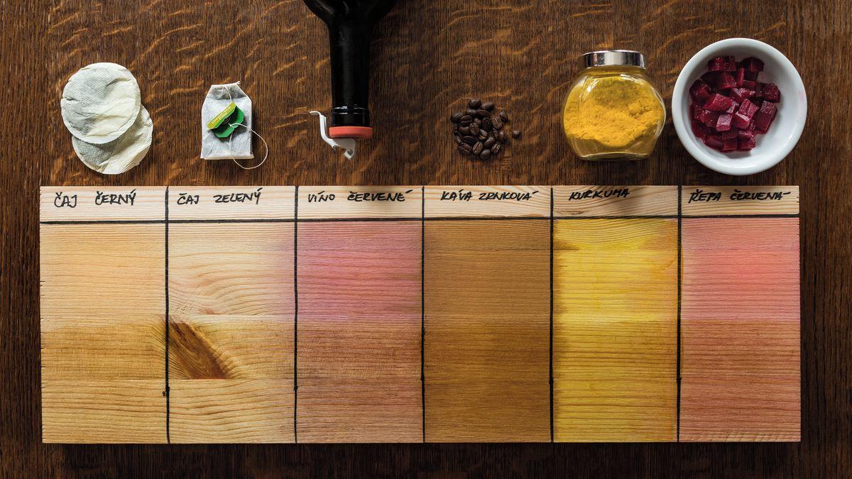 Holzbeize selber machen Farben natürlich gestalten