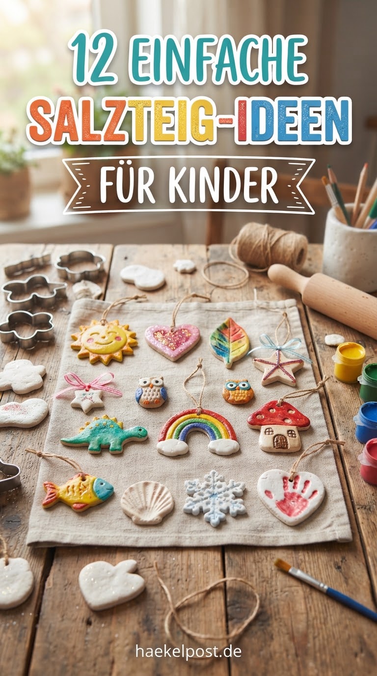 12 einfache Salzteig-Ideen für Kinder