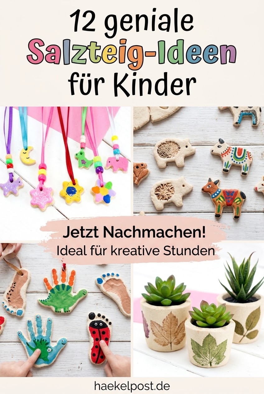 12 geniale Salzteig-Ideen für Kinder