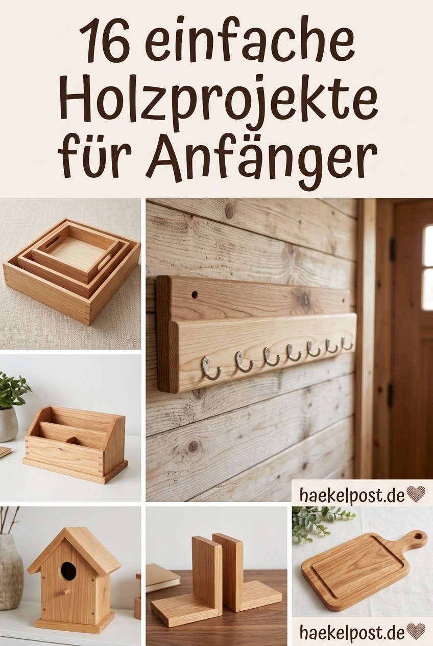 16 einfache Holzprojekte für Anfänger