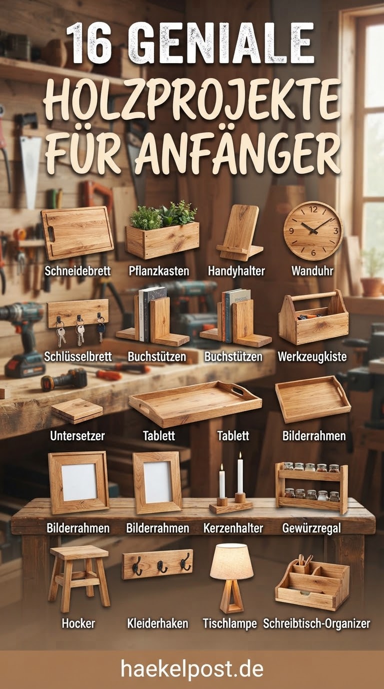 16 Geniale Holzprojekte für Anfänger