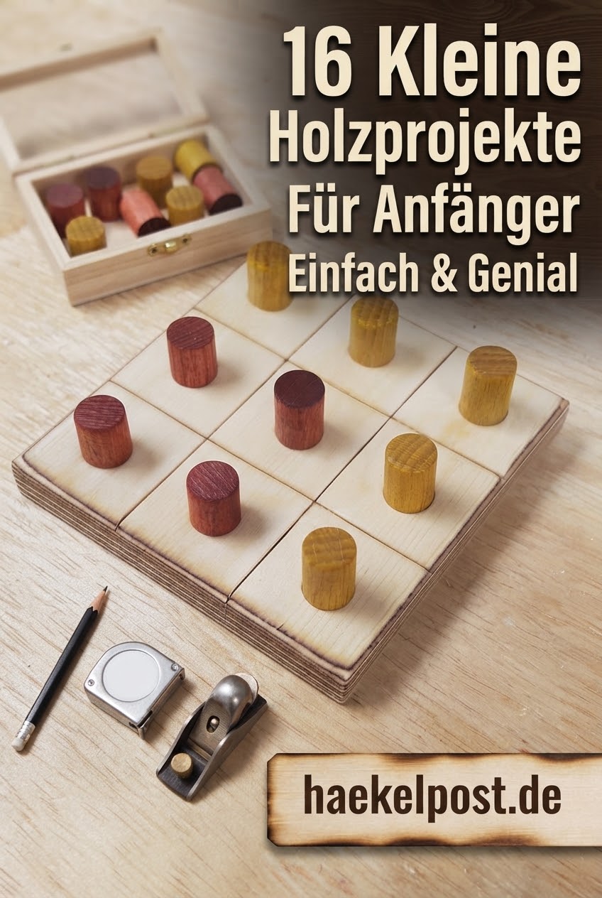 16 Kleine Holzprojekte Für Anfänger Einfach & Genial