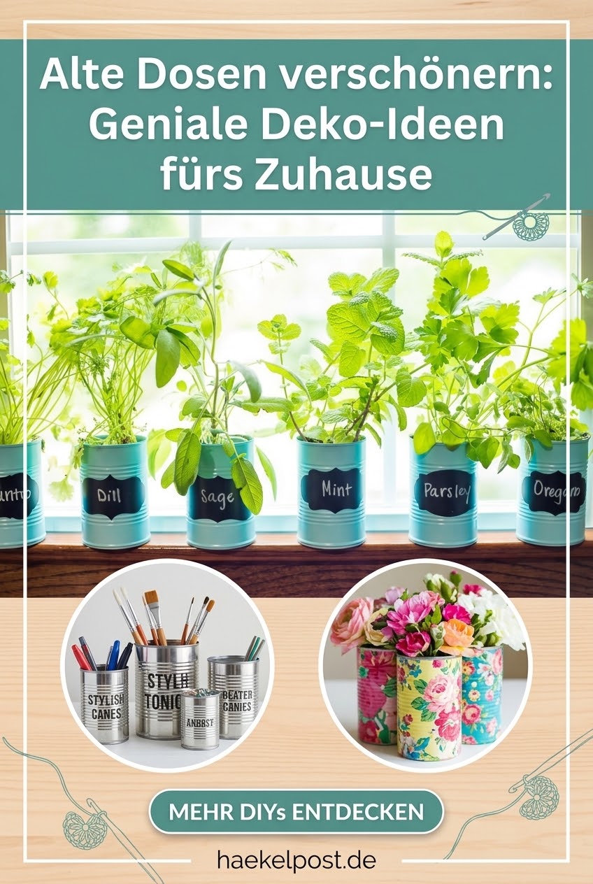 Alte Dosen verschönern: Geniale Deko-Ideen fürs Zuhause