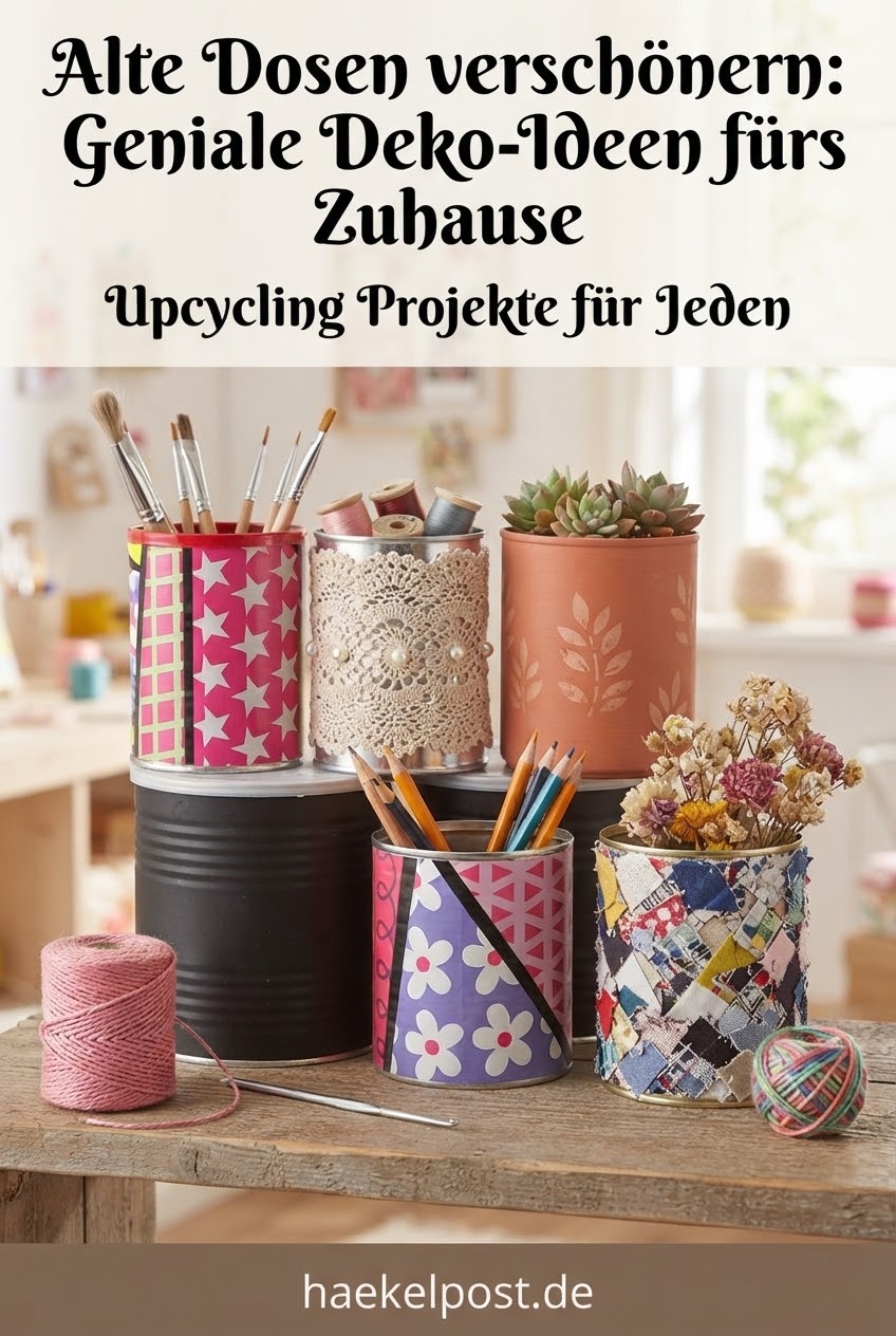 Alte Dosen verschönern: Geniale Deko-Ideen fürs Zuhause