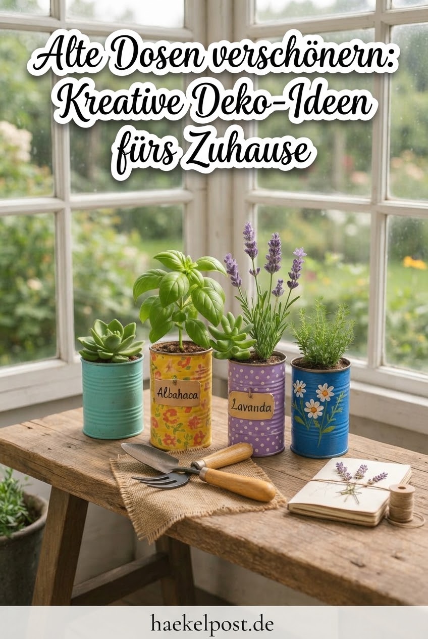 Alte Dosen verschönern: Kreative Deko-Ideen fürs Zuhause