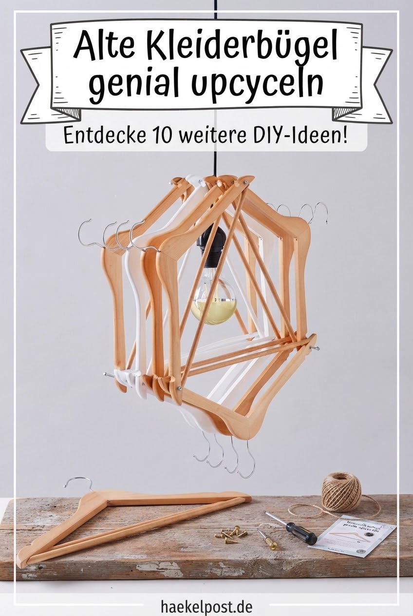 Alte Kleiderbügel genial upcyceln