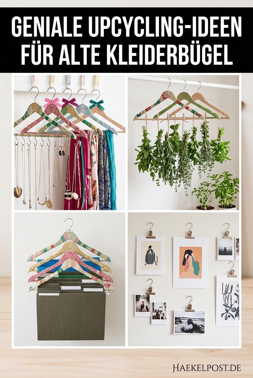 Geniale Upcycling-Ideen für alte Kleiderbügel