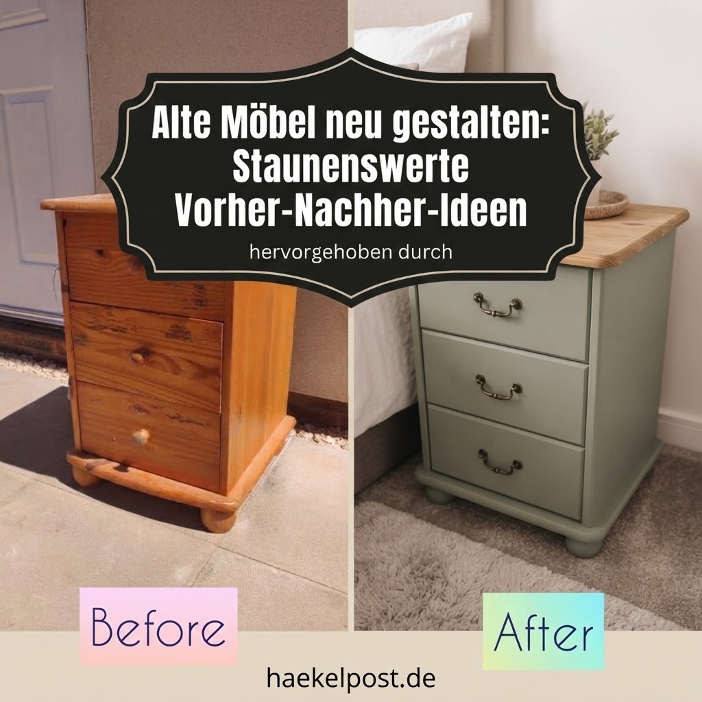 Alte Möbel neu gestalten: Staunenswerte Vorher-Nachher-Ideen
