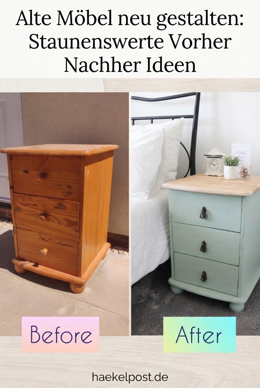 Alte Möbel neu gestalten: Staunenswerte Vorher Nachher Ideen