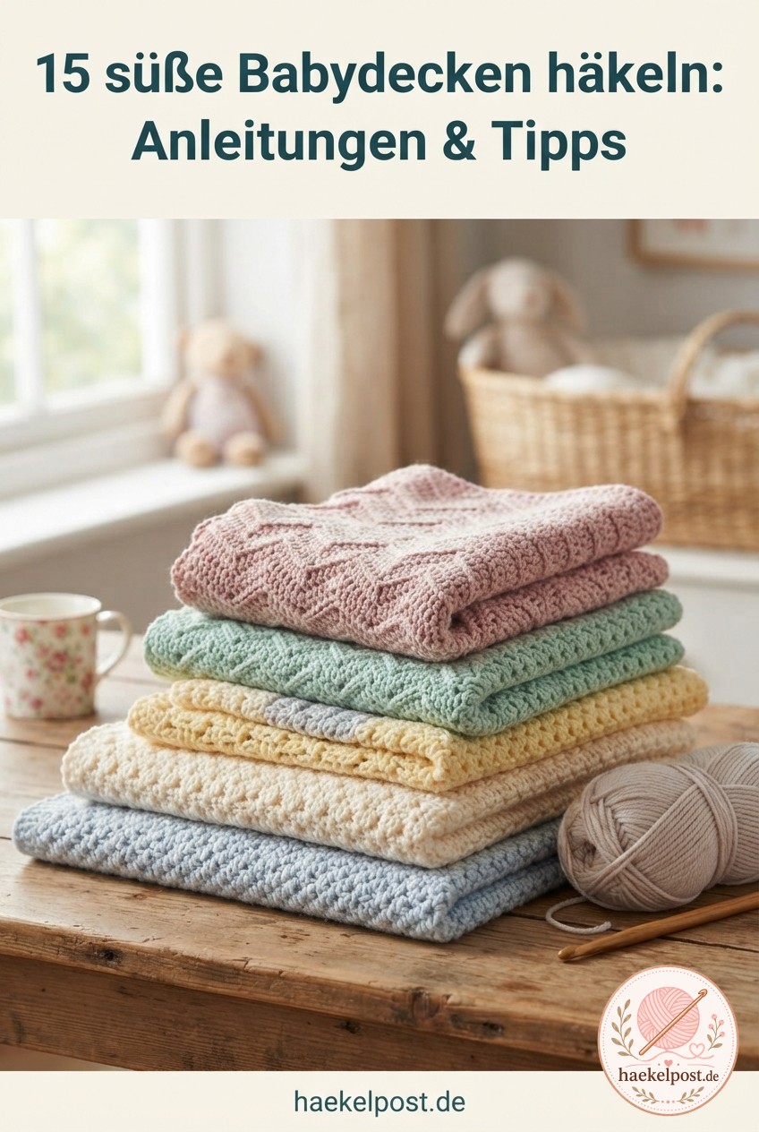 15 süße Babydecken häkeln: Anleitungen & Tipps