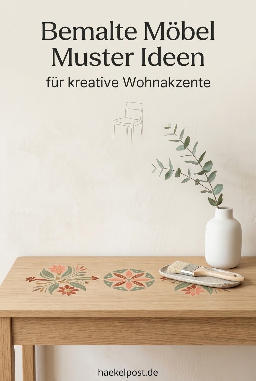 Bemalte Möbel Muster Ideen für kreative Wohnakzente