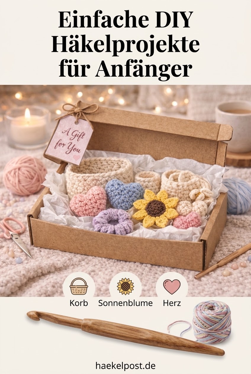 Einfache DIY Häkelprojekte für Anfänger