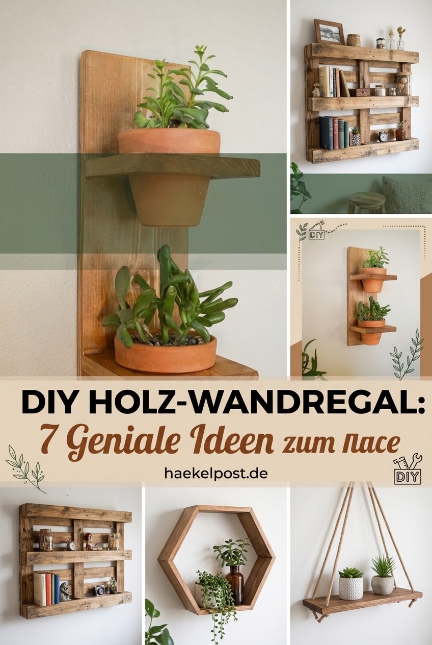 DIY Holz-Wandregal: 7 Geniale Ideen zum Nachbauen