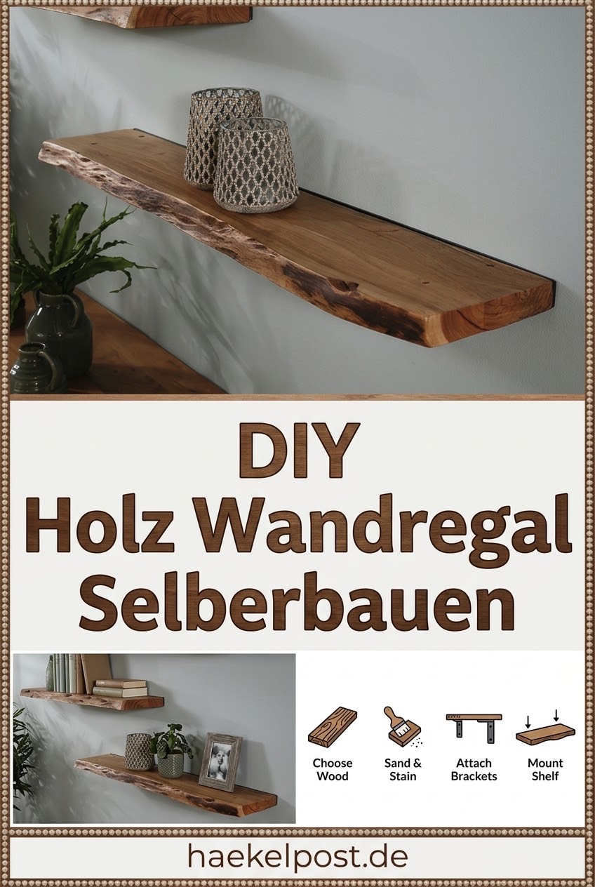 DIY Holz Wandregal Selberbauen