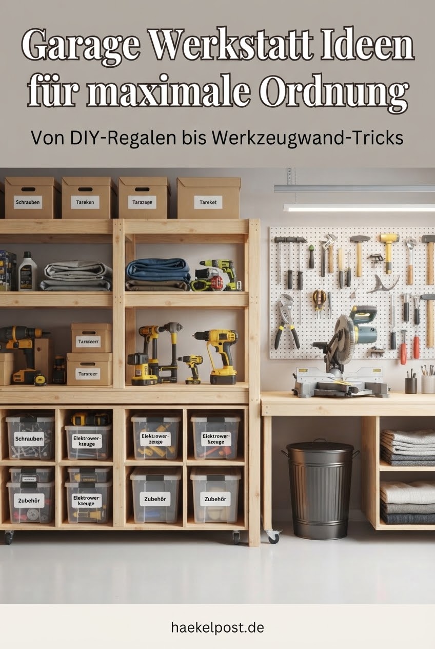 Garage Werkstatt Ideen für maximale Ordnung