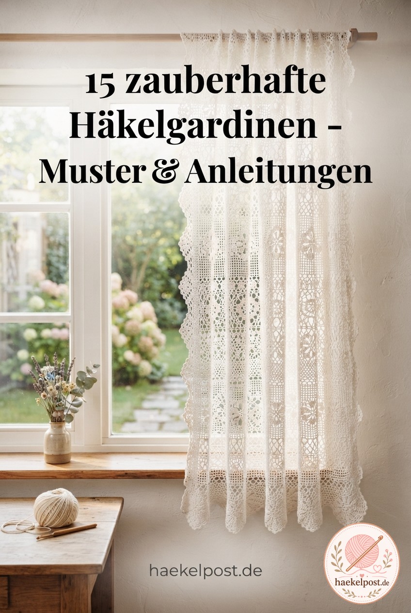 15 zauberhafte Häkelgardinen - Muster & Anleitungen