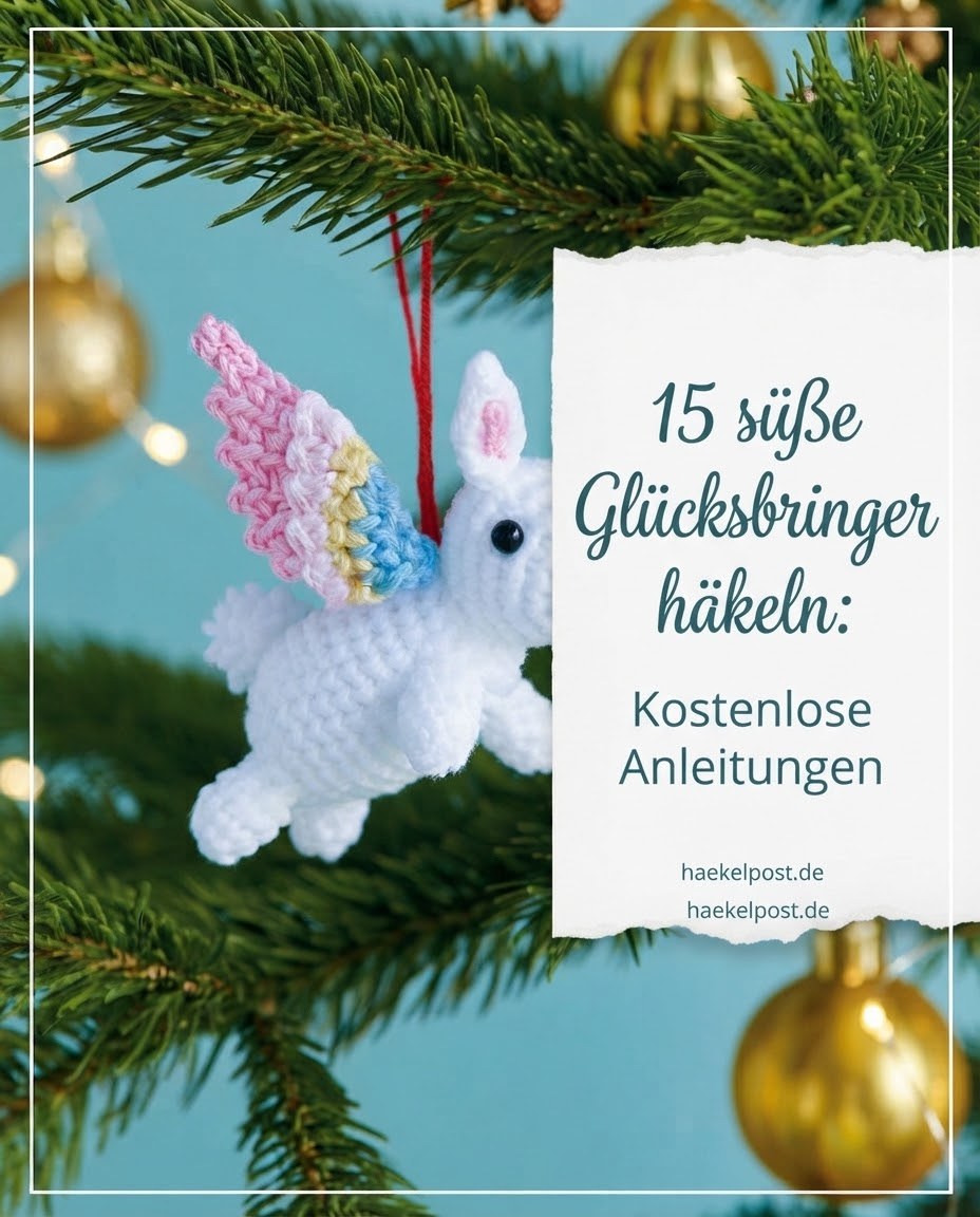 15 süße Glücksbringer häkeln: Kostenlose Anleitungen