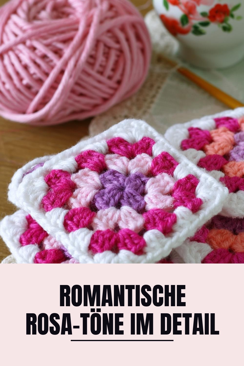 Romantische Rosa-Töne im Detail