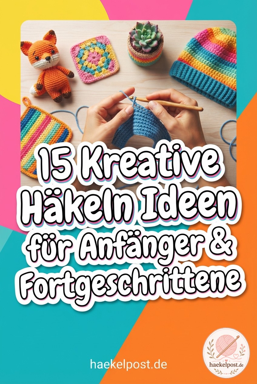 15 Kreative Häkeln Ideen für Anfänger & Fortgeschrittene