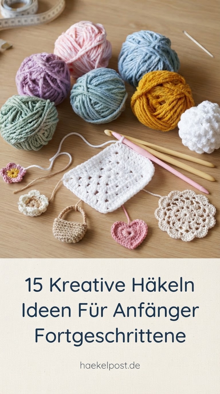 15 Kreative Häkeln Ideen Für Anfänger Und Fortgeschrittene