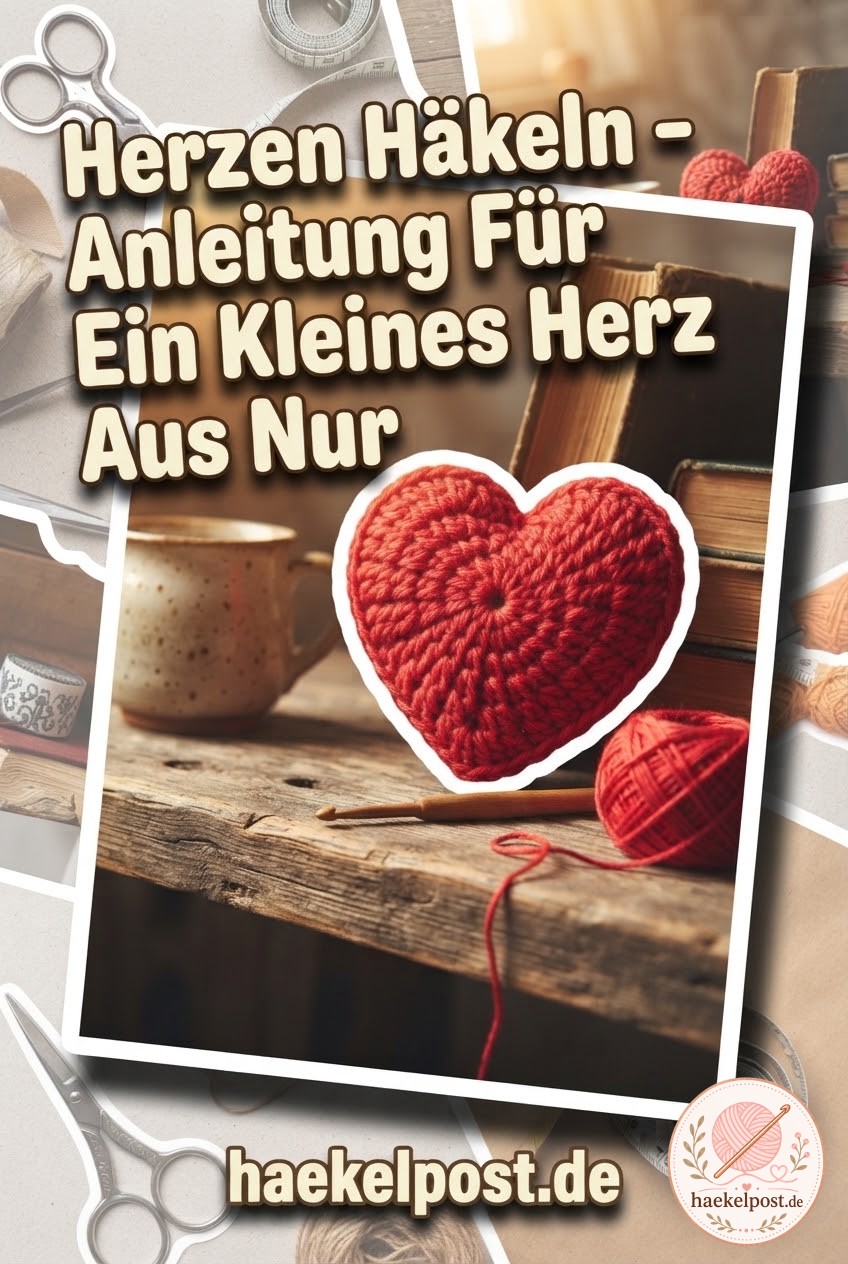 Herzen Häkeln - Anleitung Für Ein Kleines Herz Aus Nur