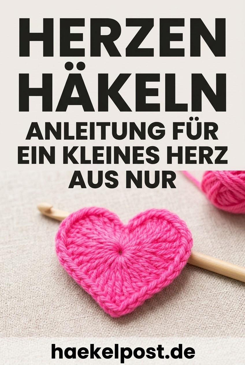 Herzen Häkeln - Anleitung Für Ein Kleines Herz Aus Nur