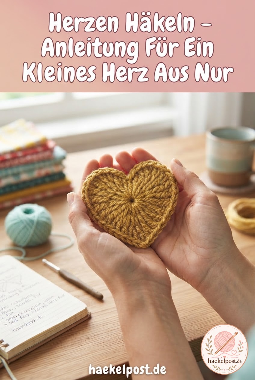 Herzen Häkeln - Anleitung Für Ein Kleines Herz Aus Nur