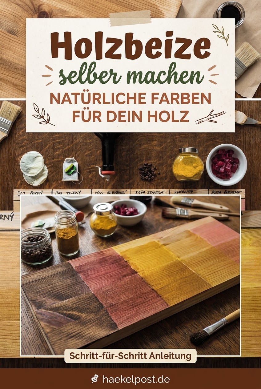 Holzbeize selber machen: Natürliche Farben für dein Holz
