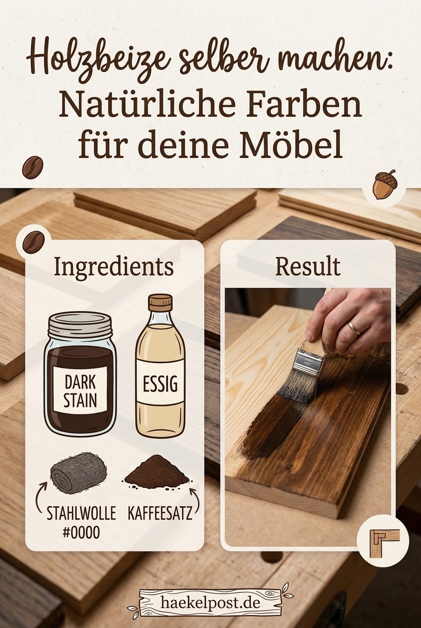Holzbeize selber machen: Natürliche Farben für deine Möbel
