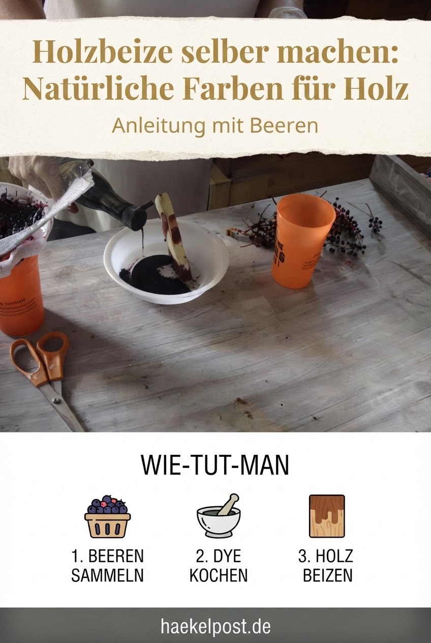 Holzbeize selber machen: Natürliche Farben für Holz