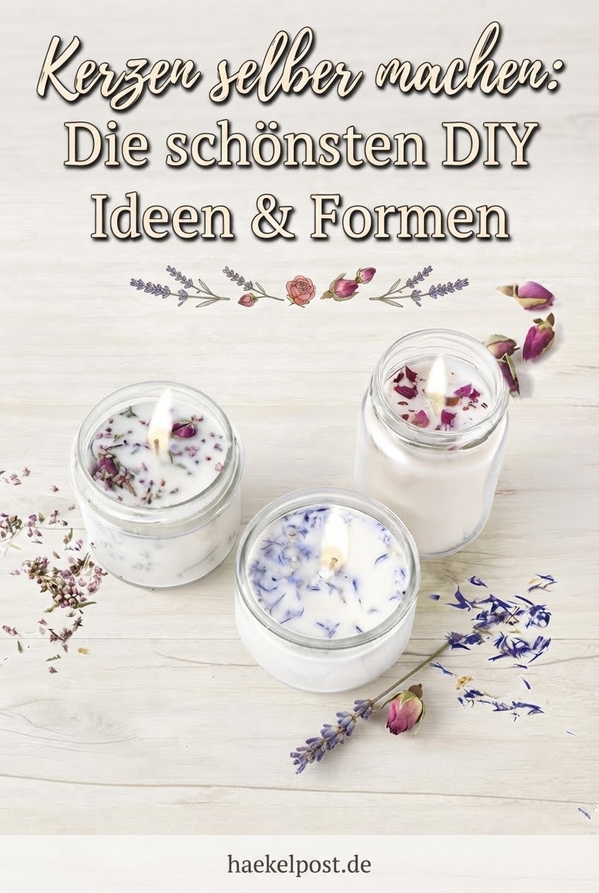 Kerzen selber machen: Die schönsten DIY Ideen & Formen