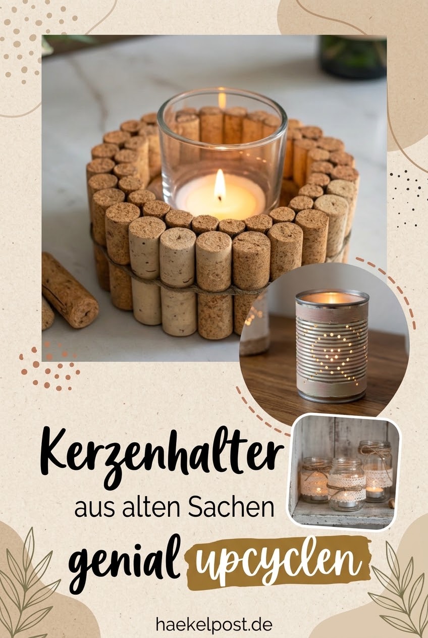 Kerzenhalter aus alten Sachen genial upcyclen