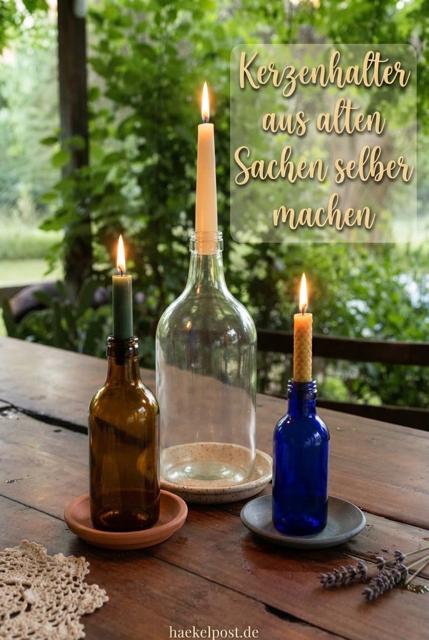 Kerzenhalter aus alten Sachen selber machen