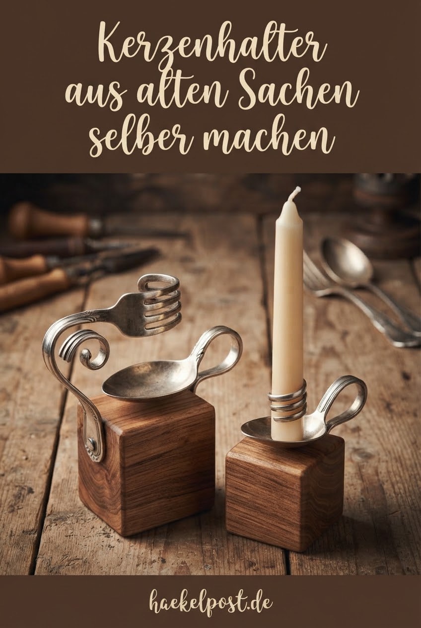 Kerzenhalter aus alten Sachen selber machen