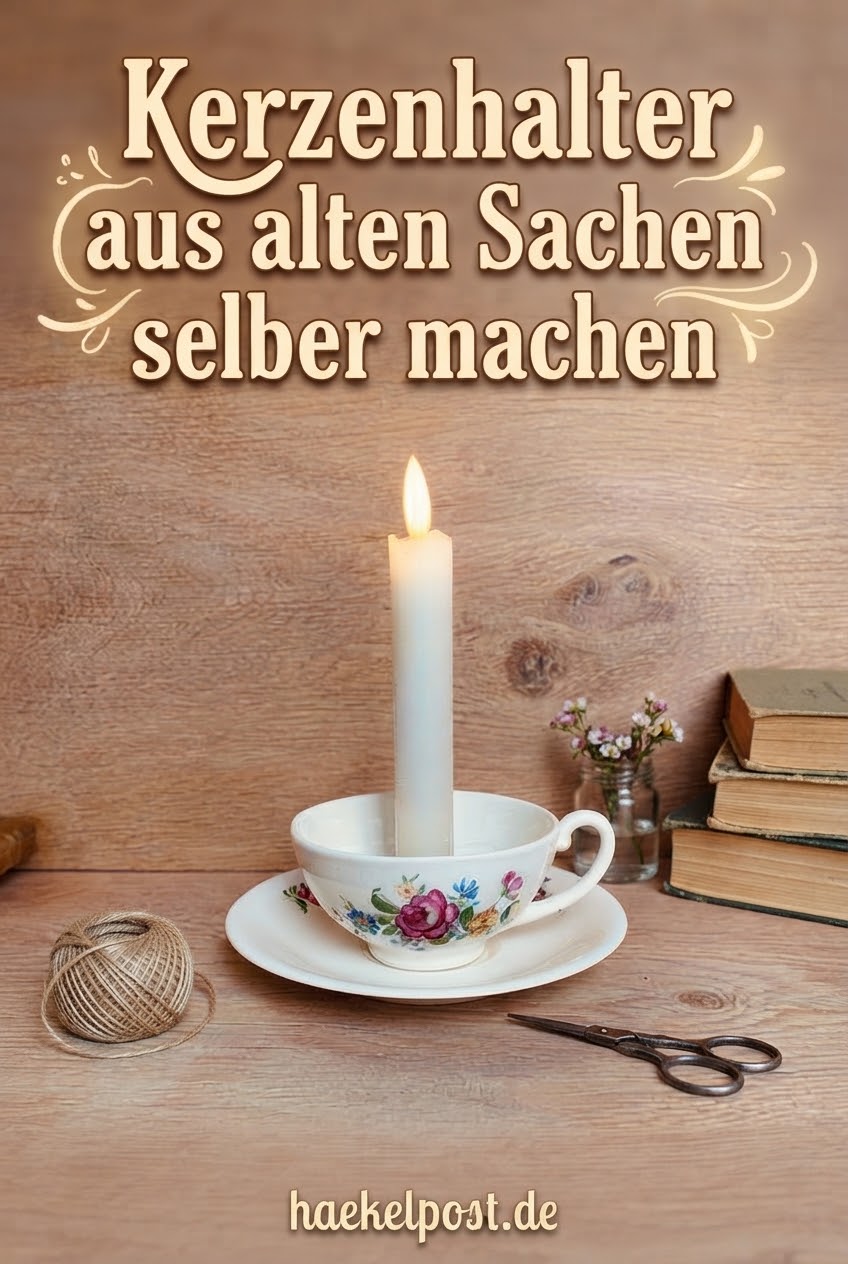 Kerzenhalter aus alten Sachen selber machen