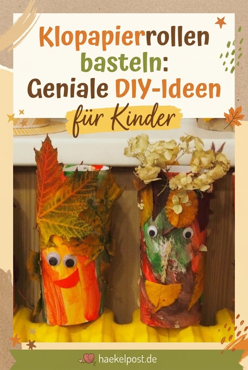 Klopapierrollen basteln: Geniale DIY-Ideen für Kinder