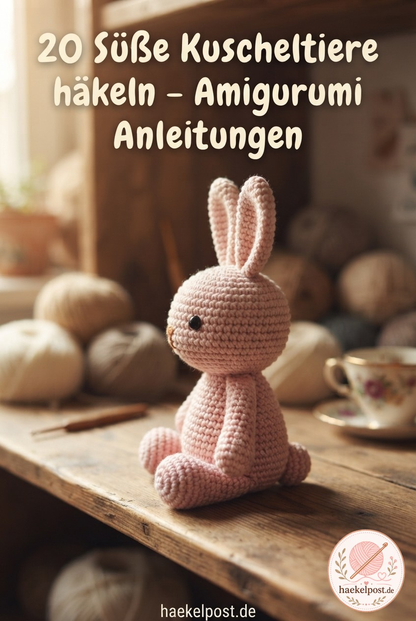 20 Süße Kuscheltiere häkeln - Amigurumi Anleitungen