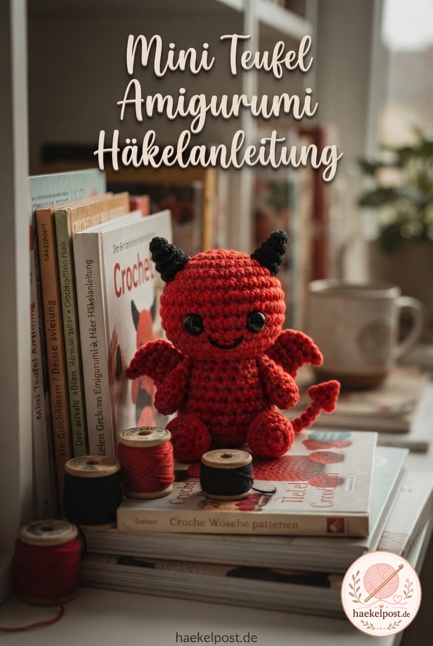 Mini Teufel Amigurumi Häkelanleitung