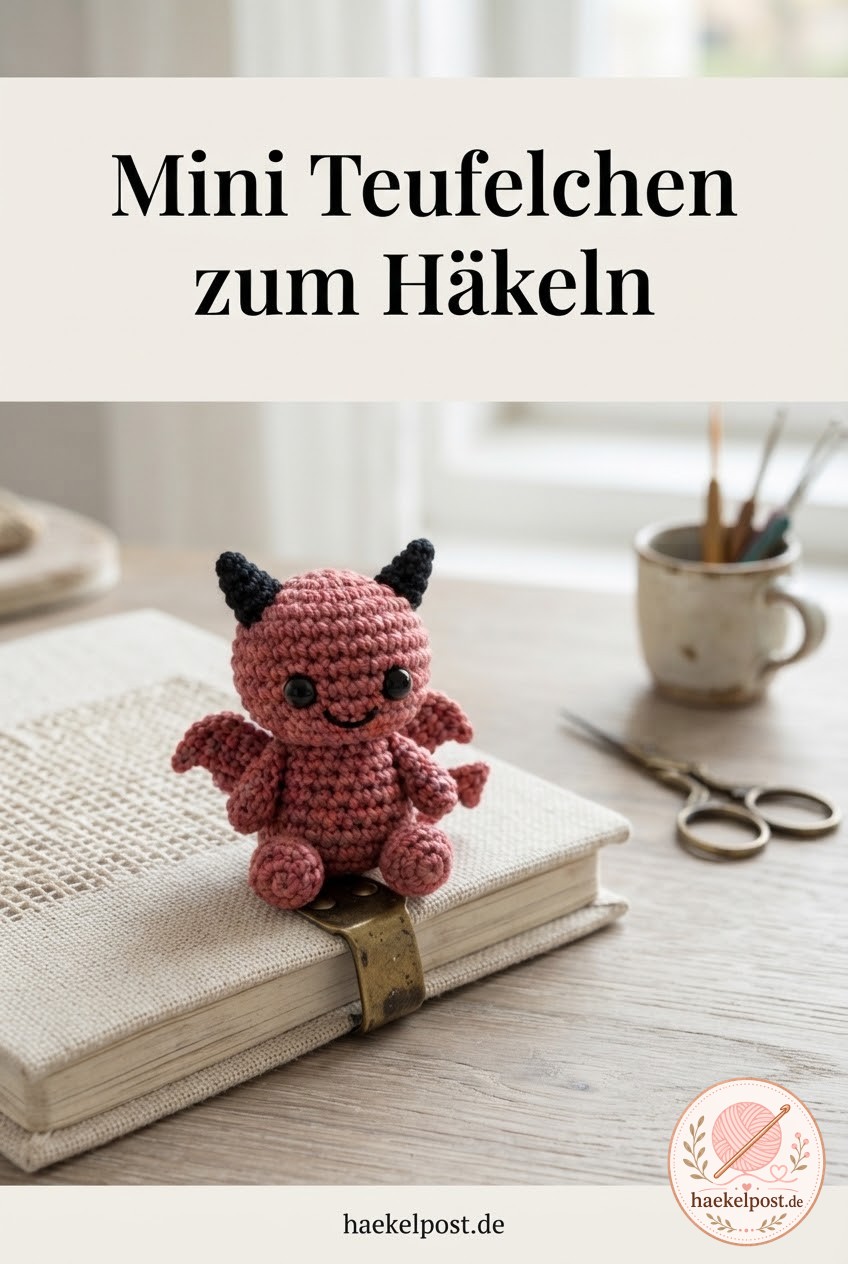 Mini Teufelchen zum Häkeln