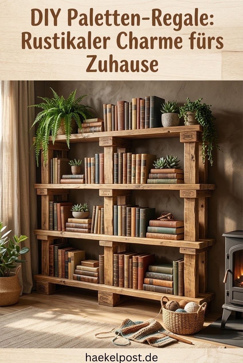 DIY Paletten-Regale: Rustikaler Charme fürs Zuhause