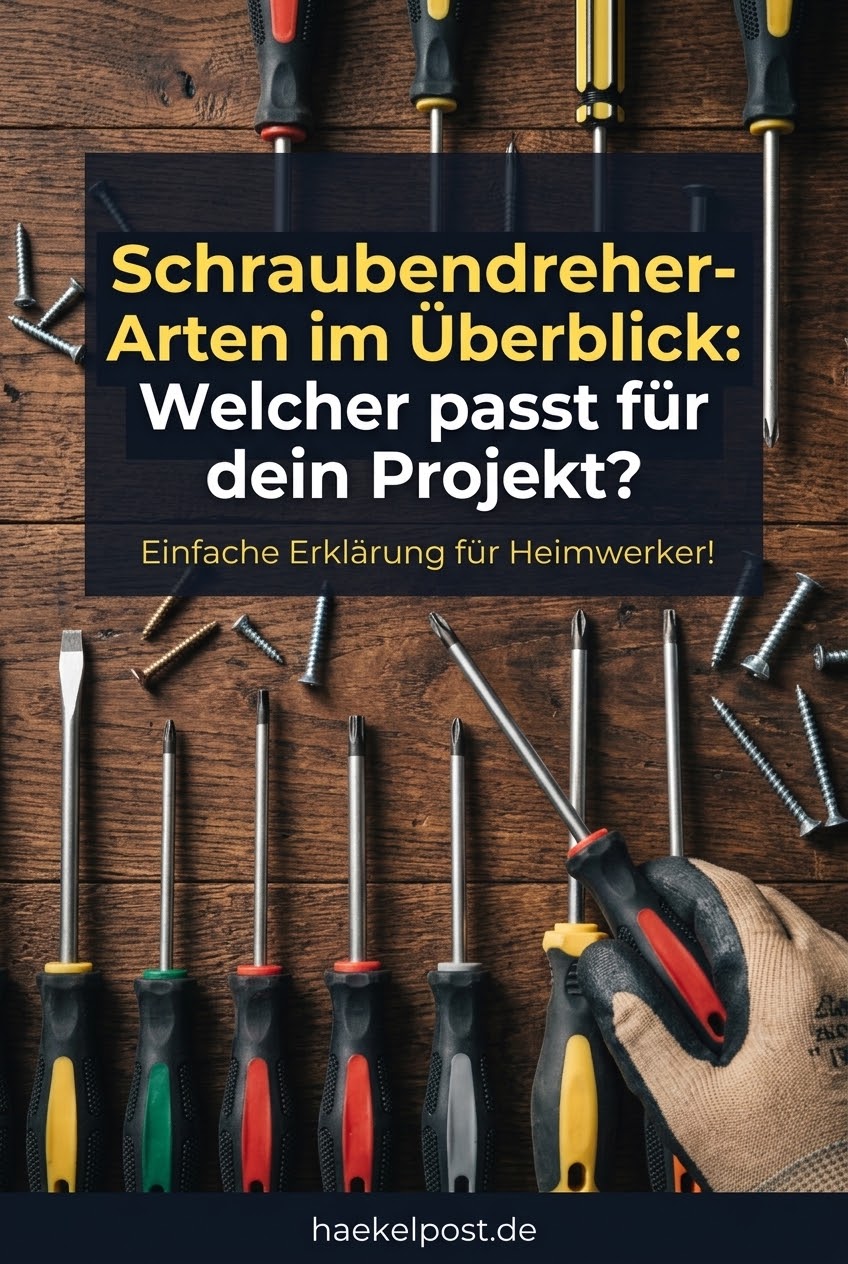 Schraubendreher-Arten im Überblick: Welcher passt für dein Projekt?