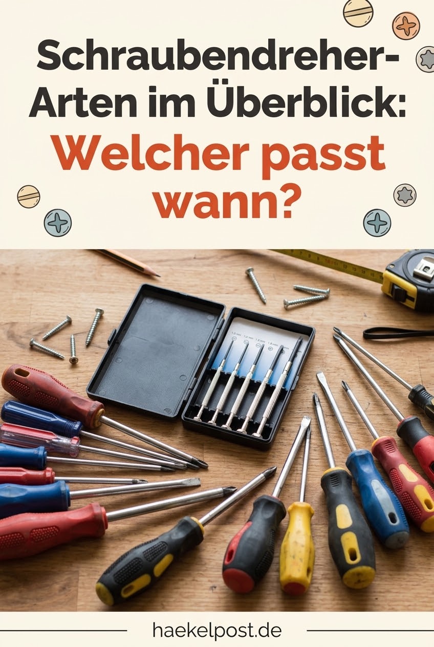 Schraubendreher-Arten im Überblick: Welcher passt wann?
