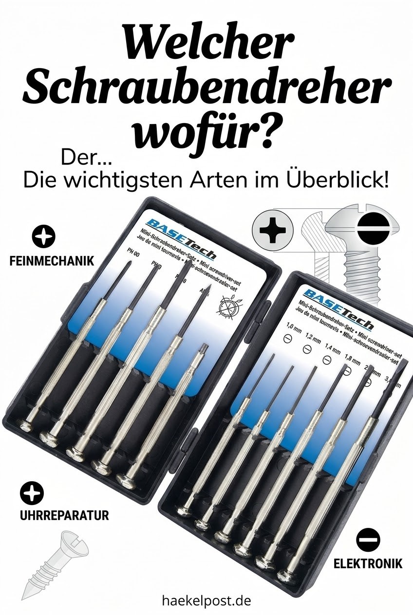 Welcher Schraubendreher wofür? DerWelcher Schraubendreher wofür? Die wichtigsten Arten im Überblick