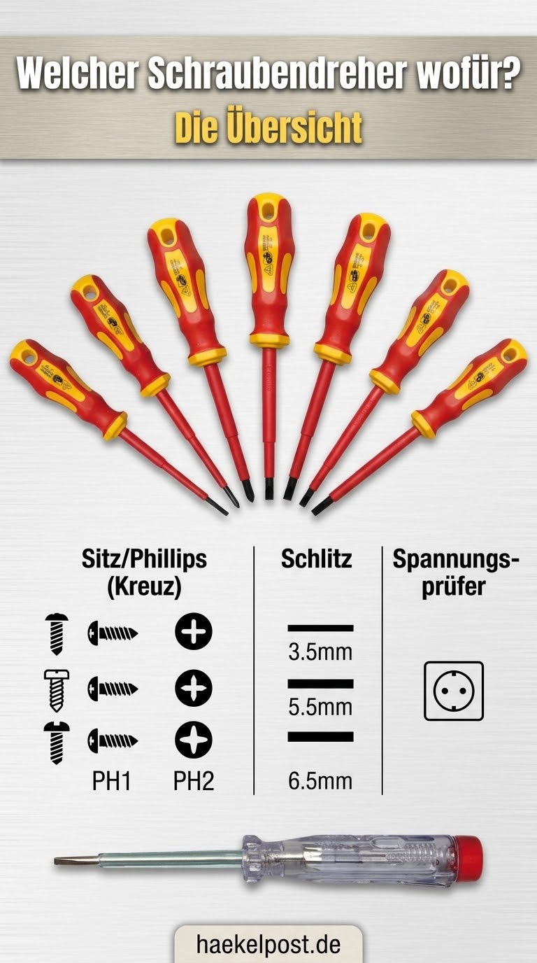 Welcher Schraubendreher wofür? Die Übersicht