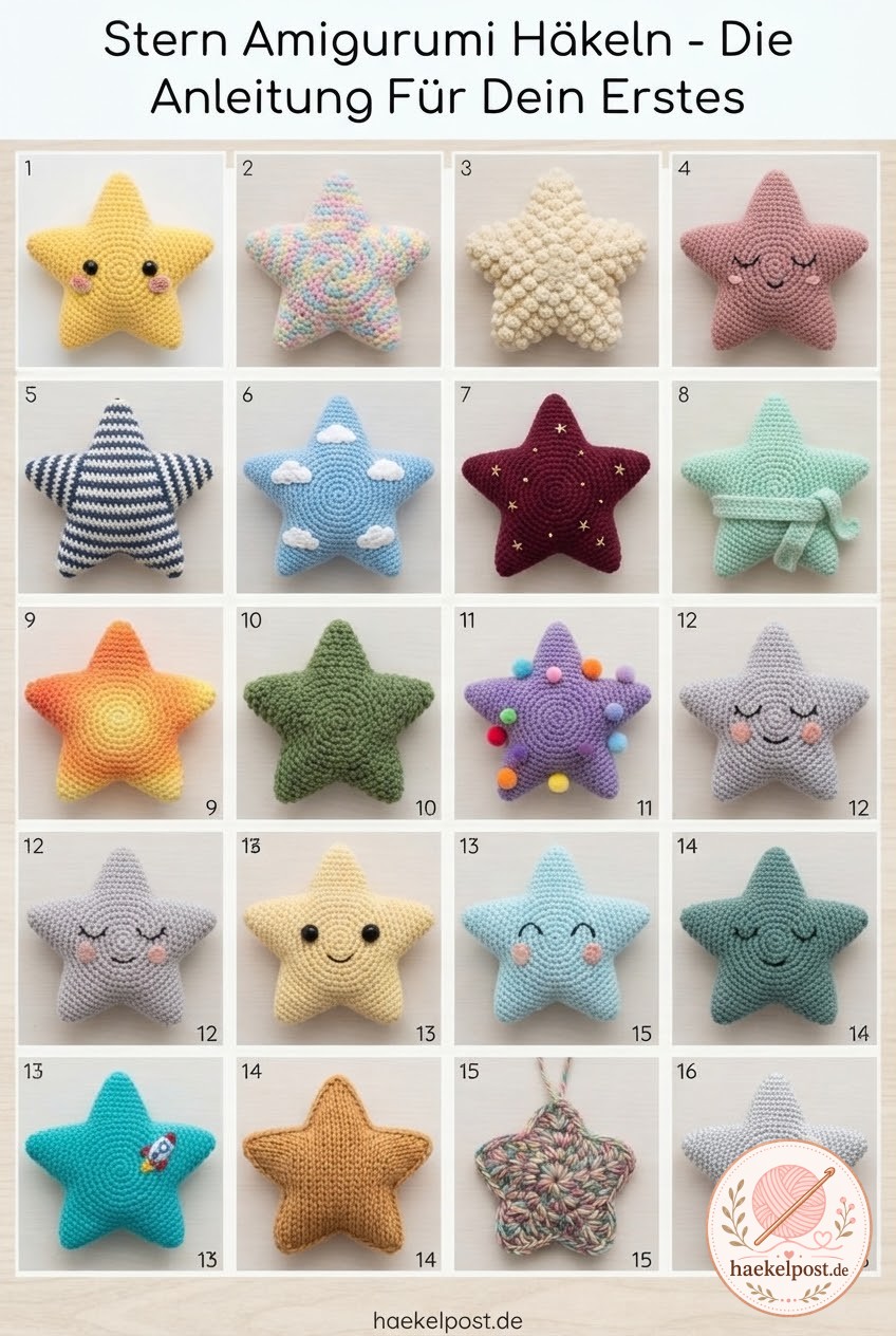 Stern Amigurumi Häkeln - Die Anleitung Für Dein Erstes