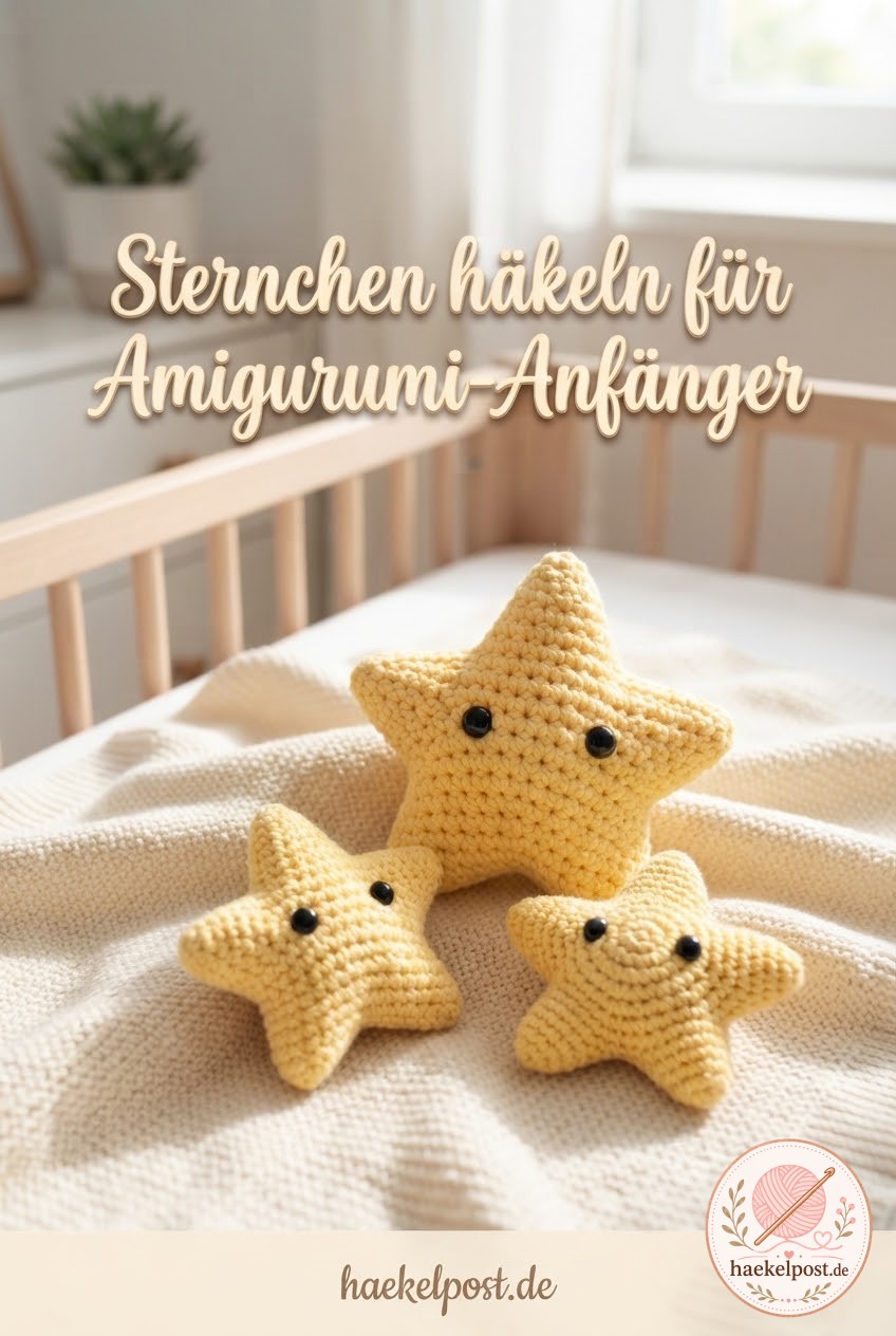 Sternchen häkeln für Amigurumi-Anfänger