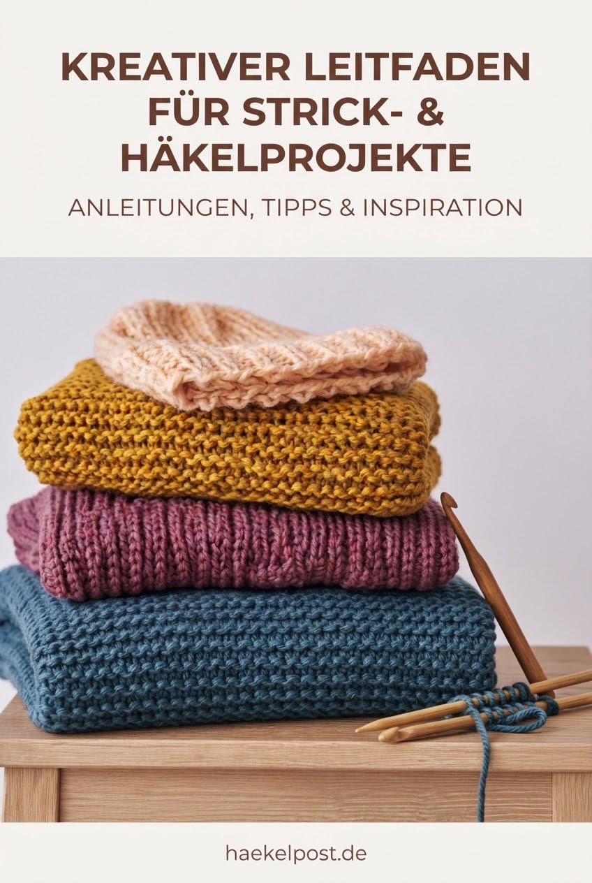 Kreative Strick- und Häkelprojekte: Anleitungen & Tipps